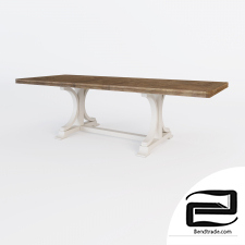 Sliding dining table FULL HOUSE 3D Model id 10406