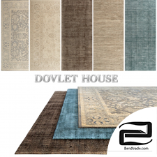 DOVLET HOUSE carpets 5 pieces (part 305)