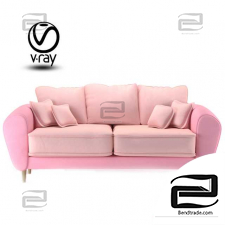 Sofas with pillows set