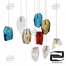 Crystal rock Pendant Lamp