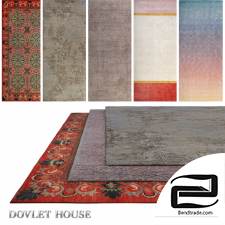 DOVLET HOUSE carpets 5 pieces (part 454)