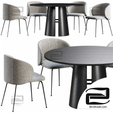 Teulat Cep table and chair, La Forma Minna
