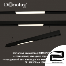 Lamp for magnetic busbar DL18785_Black 10W