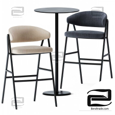 Alfiere AT-Q Colos table and Chair