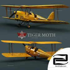 Tiger moth biplane