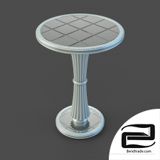 Fratelli Barri FLORENCE side table 3D Model id 9540