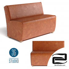 Leather sofa for kitchen model C637 from Studio 36
