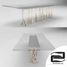 Dinning table 3D Model id 14463