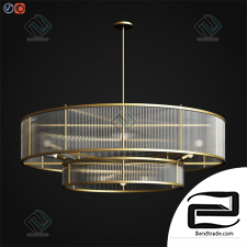 Hanging lamp Marais Round Chandelier 72 Restoration Hardware