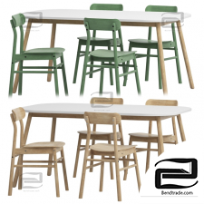 Table and chair Rönningen, Wedbu By Ikea