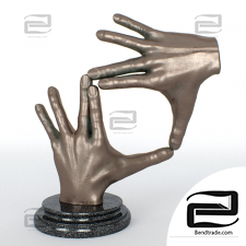 Sculptures Sculptures Bronze hands
