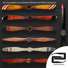 Propeller Set from UMA Enterprises, Authentic Models