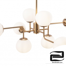 Erich Mod221-Pl-08-G Chandelier 3D Model id 6837