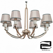 Hanging chandelier Vele Luce Salvia VL1033L08