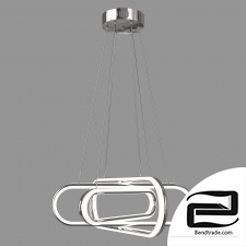 Eurosvet 90172/6 chrome Sorge led pendant light