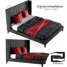The Rialto Wingback Bed Bed Platform