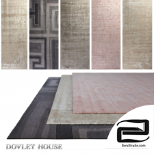 DOVLET HOUSE carpets 5 pieces (part 445)