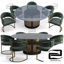 Visionnaire 104 table and chair