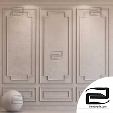 Decorative plaster with molding 34