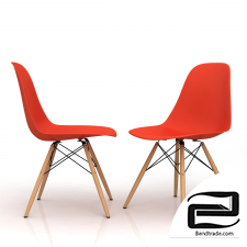 Vitra Eames Plastic Side Chair DSW