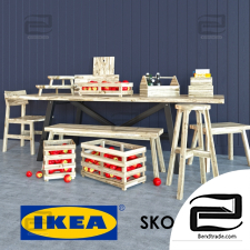 Furniture Furniture Decor Set Skogsta Ikea