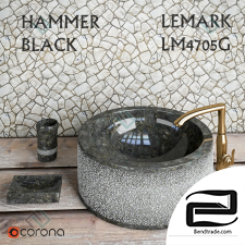 Hammer Black washbasin