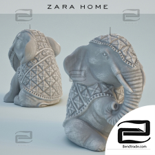 Candle Zara home Seated Elephant Candle