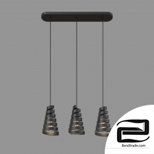 Eurosvet 50058/3 Storm loft style pendant light