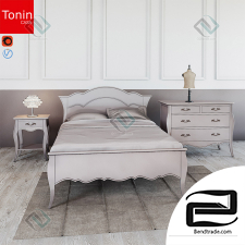 Bed Tonincasa Letto Sandy L