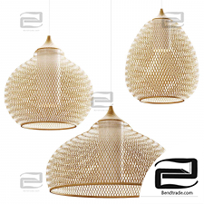 Rattan 47 pendant lamp