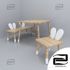 ZaraHome Tables and Chairs Kids Collection