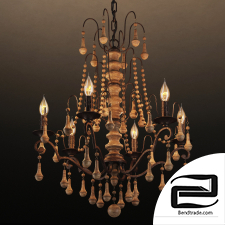 GRAMERCY HOME - JOSEPHINE CHANDELIER CH006-6-AKD