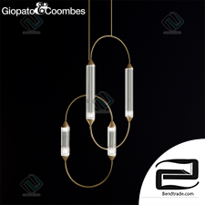 Hanging lamp Giopato & Coombes Cirque Vertical Hanging lamp