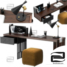 Office furniture Scriba desk by Molteni & C