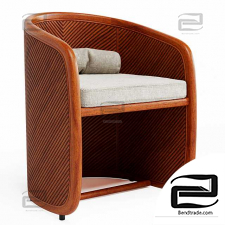 Amato Rattan Dining Armchair