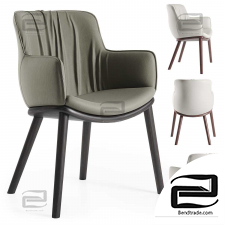 Cattelan Italia Rhonda Wood Chair