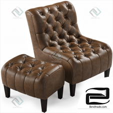 Armchair Winslet Chair Ottoman