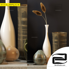 Vases Vases Decorative set 02