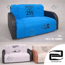 Children's bed Fusion Sunny Sofa