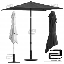 Exterior Coco Republic Outdoor Malibu Umbrella