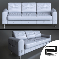 Leather sofa-Sofa