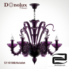 Donolux S110188/6violet chandelier