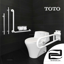 Toilet and bidet toto