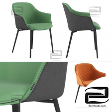 Kedua metal legs chairs by Mobliberica