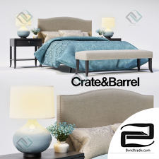 Bed Colette Crate & Barrel