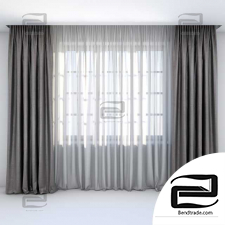 Straight curtains 