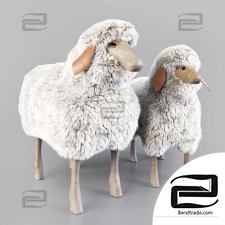 Wooden Sheep Toys