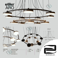 Hanging lamp Hanging lamp Estiluz Aro 3542+3543