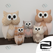 Toys Owl textiles