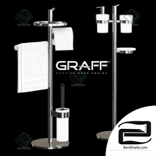 bathroom set Graff SENTO Series, standing accessories